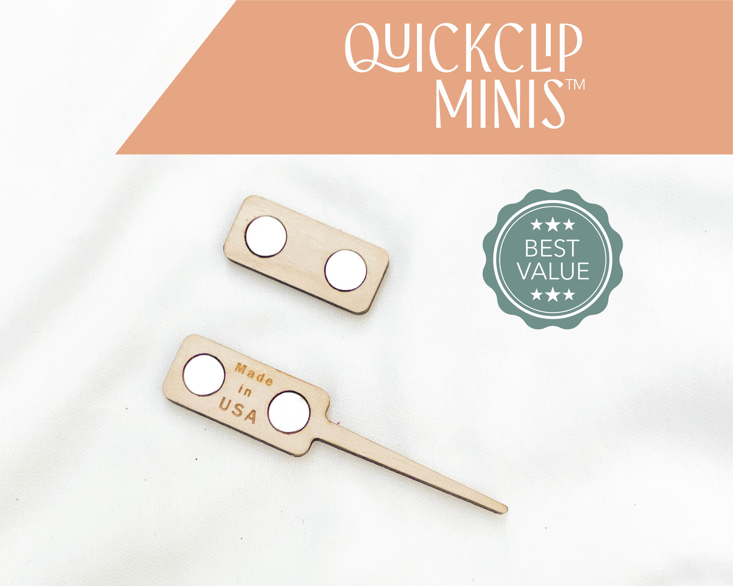 QuickClip Minis | Magnetic Boutonniere Clip
