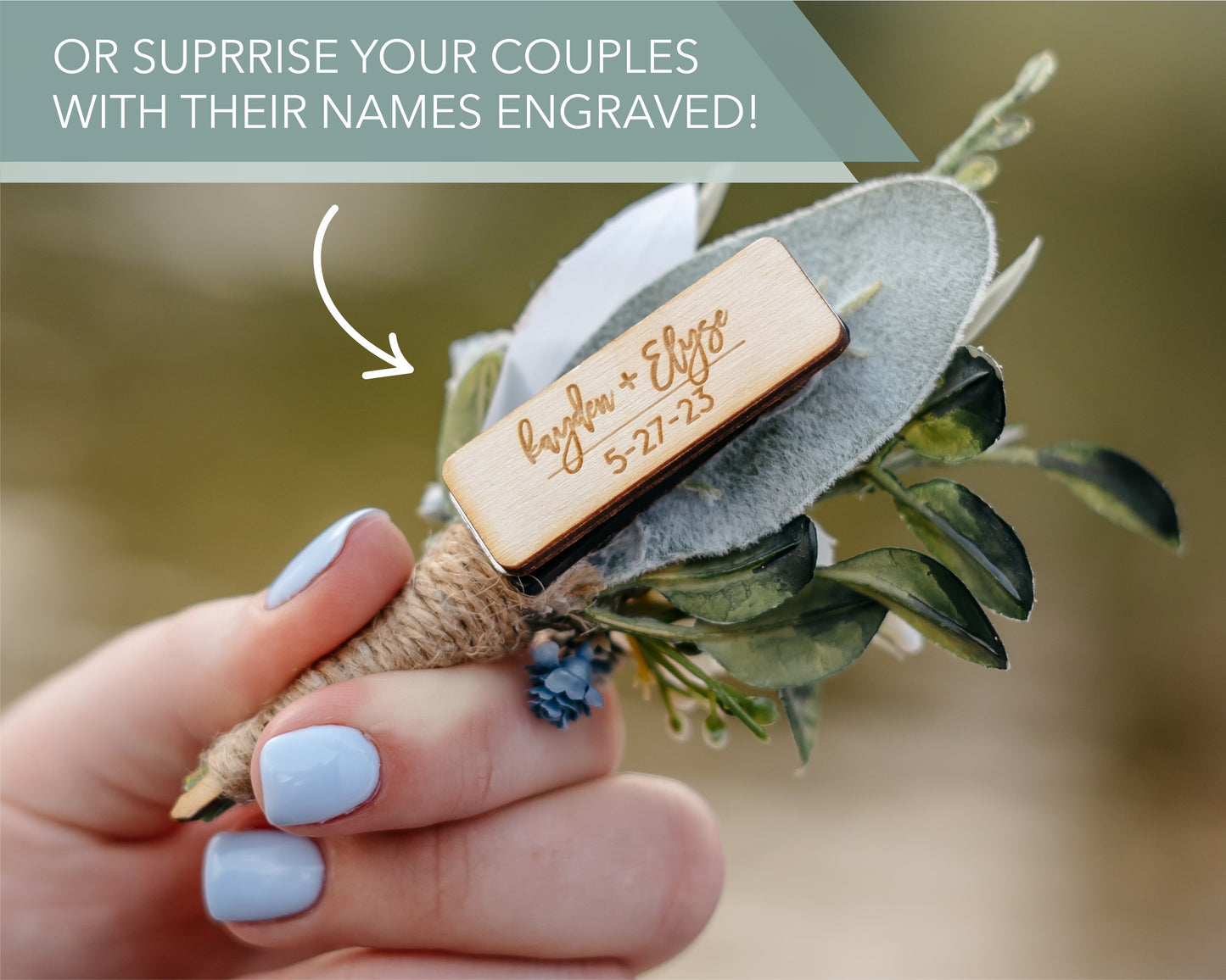 Custom Engraved QuickClips | *FLORIST DISCOUNT*