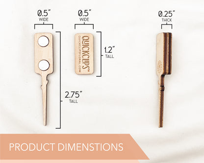 QuickClip Minis | Magnetic Boutonniere Clip