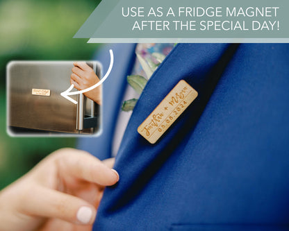 Custom Engraved QuickClips | Magnetic Boutonniere Clip