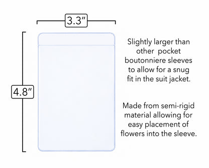 Pocket Boutonniere Sleeve