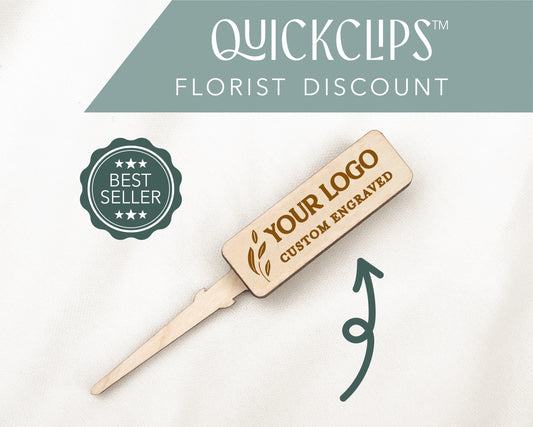 Custom Engraved QuickClips | *FLORIST DISCOUNT*