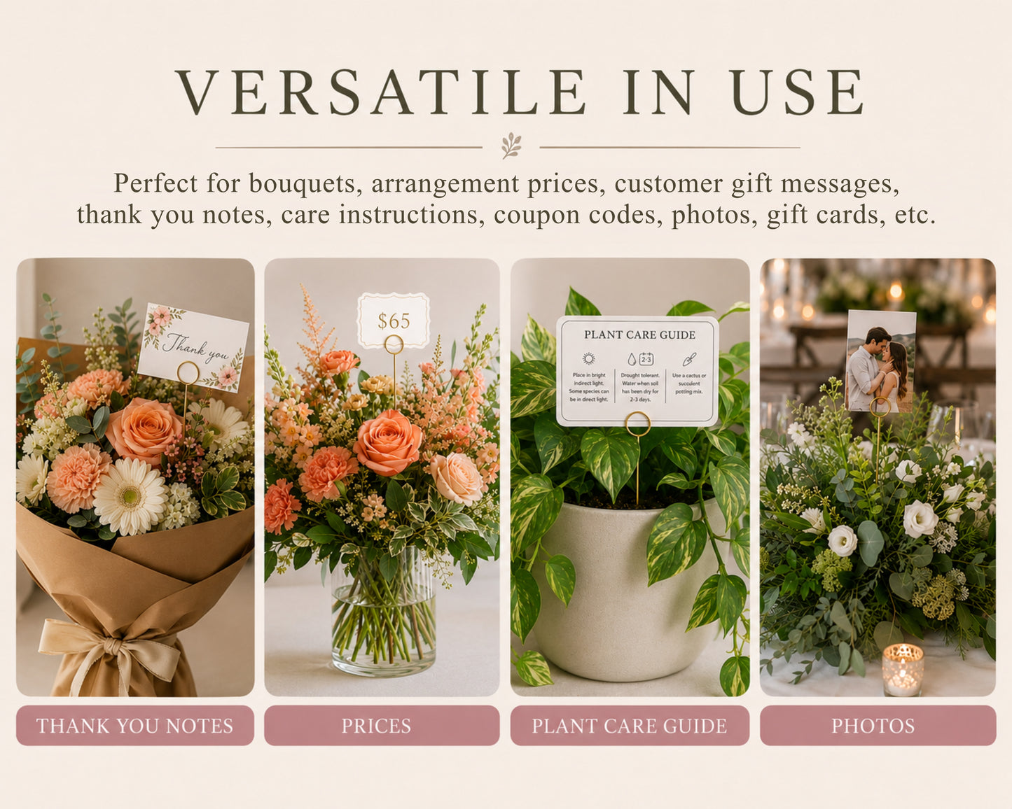 Card Holder Bouquet Inserts